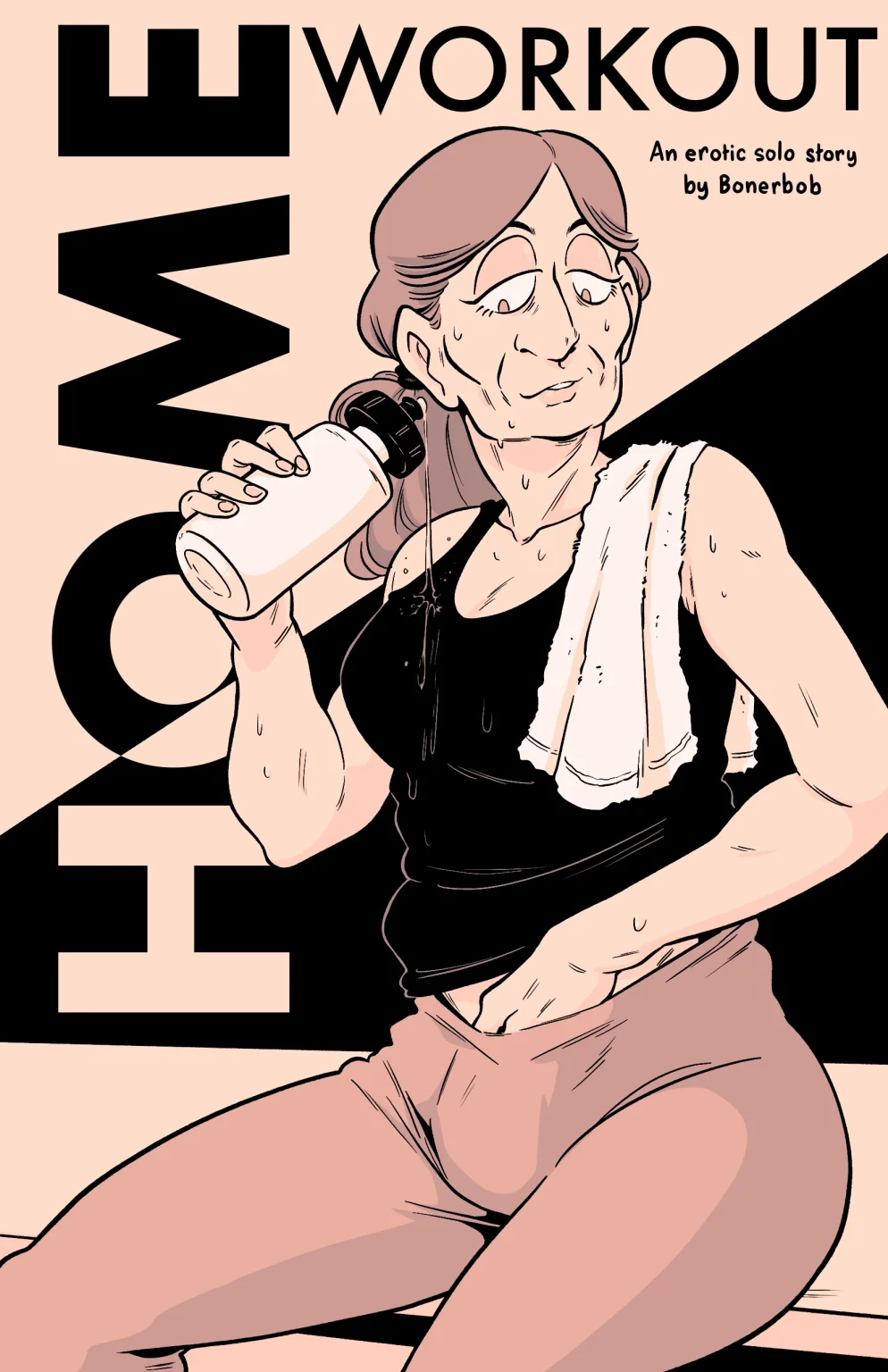 Home workout porn comic picture 1