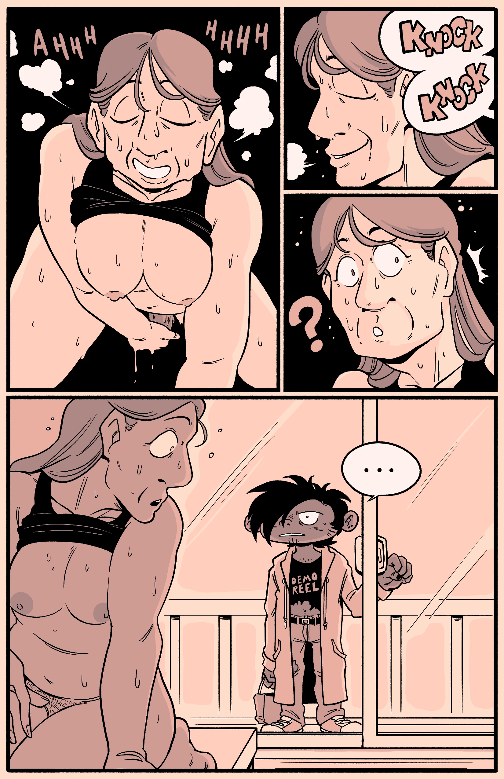 Home workout porn comic picture 11