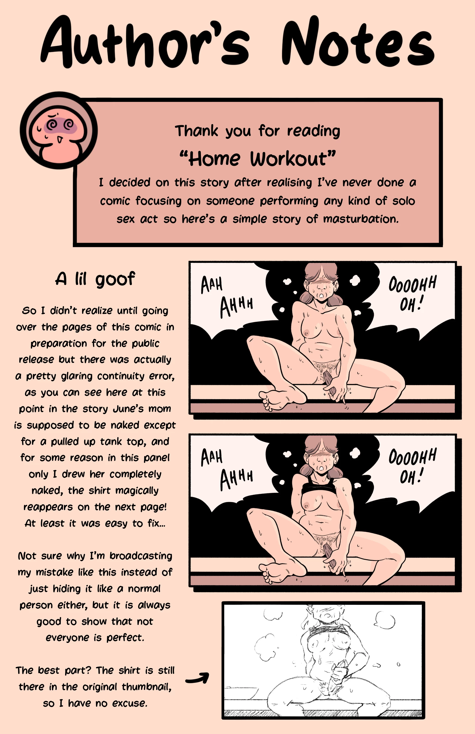 Home workout porn comic picture 14