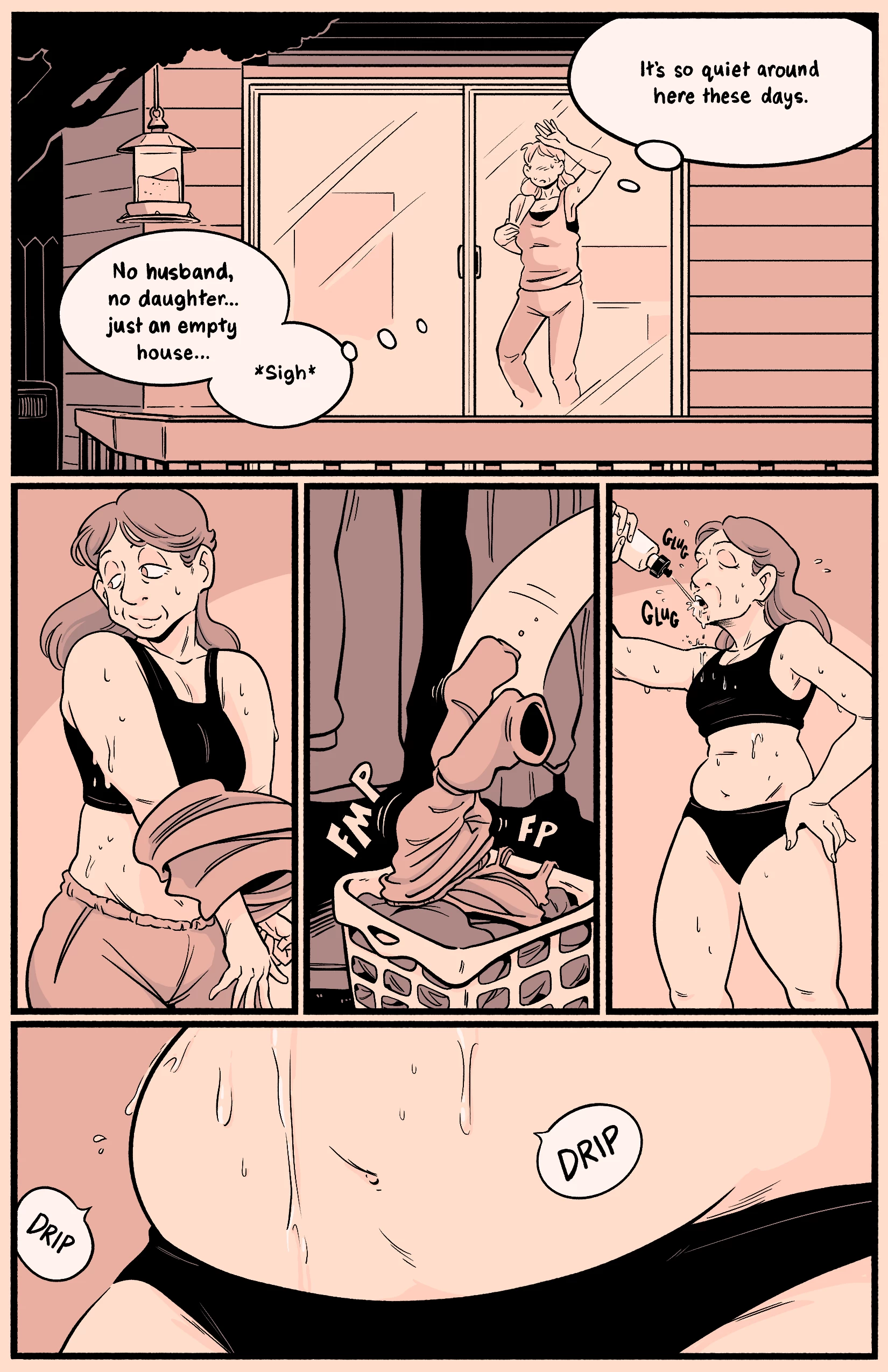 Home workout porn comic picture 4