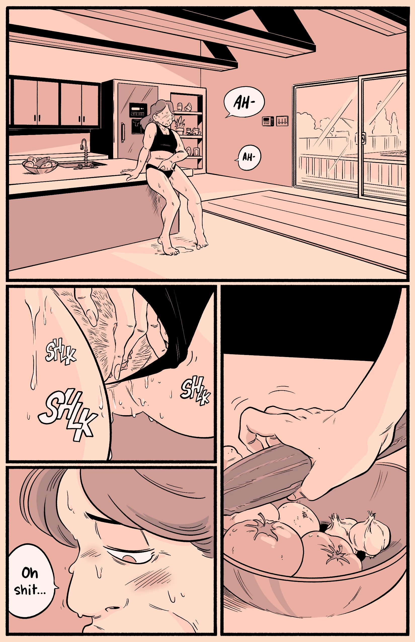 Home workout porn comic picture 6