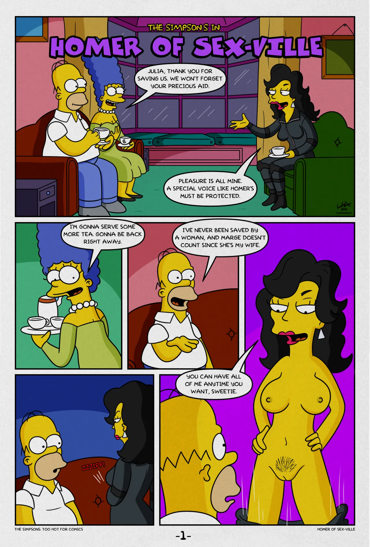 Homer of Sex-ville porn comic picture 1