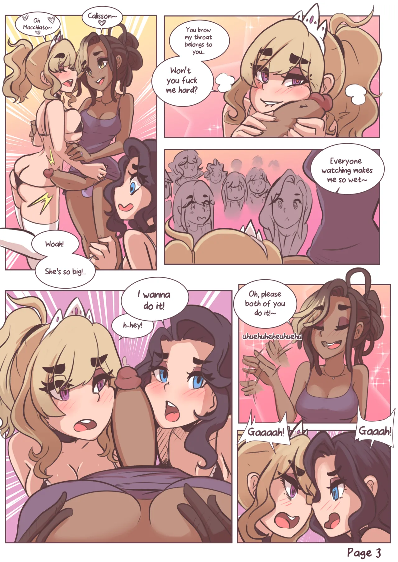 Honey Almond vs Calisson porn comic picture 4