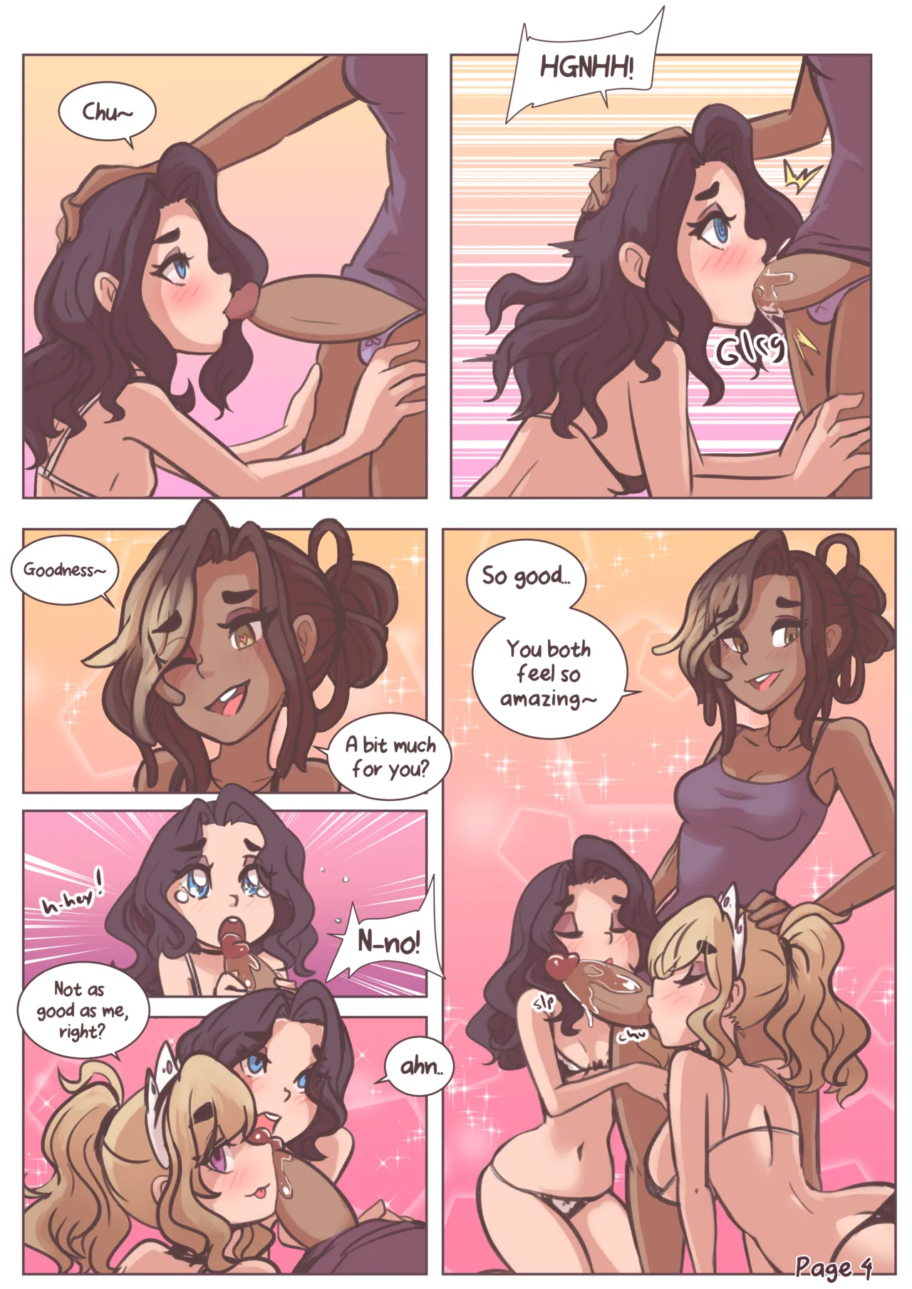 Honey Almond vs Calisson porn comic picture 5