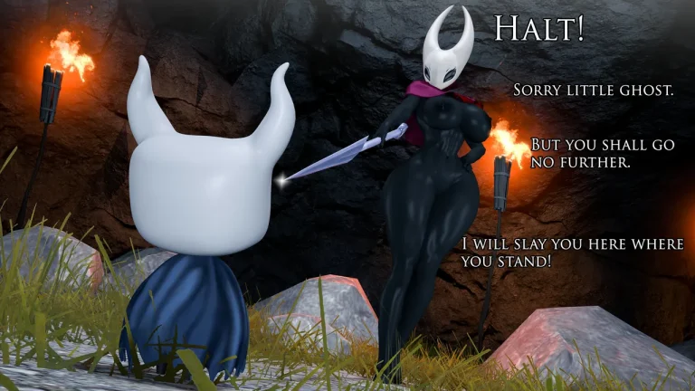 Hornet x Little Ghost porn comic picture 1