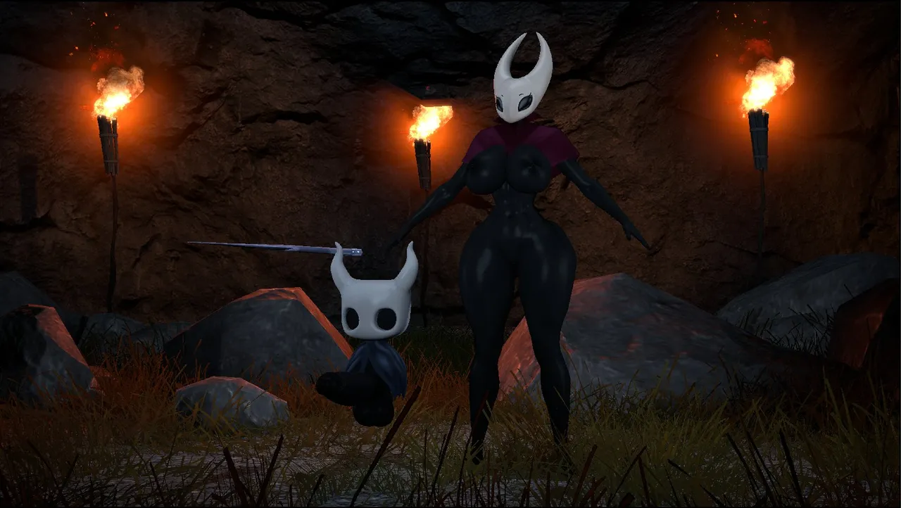 Hornet x Little Ghost porn comic picture 11
