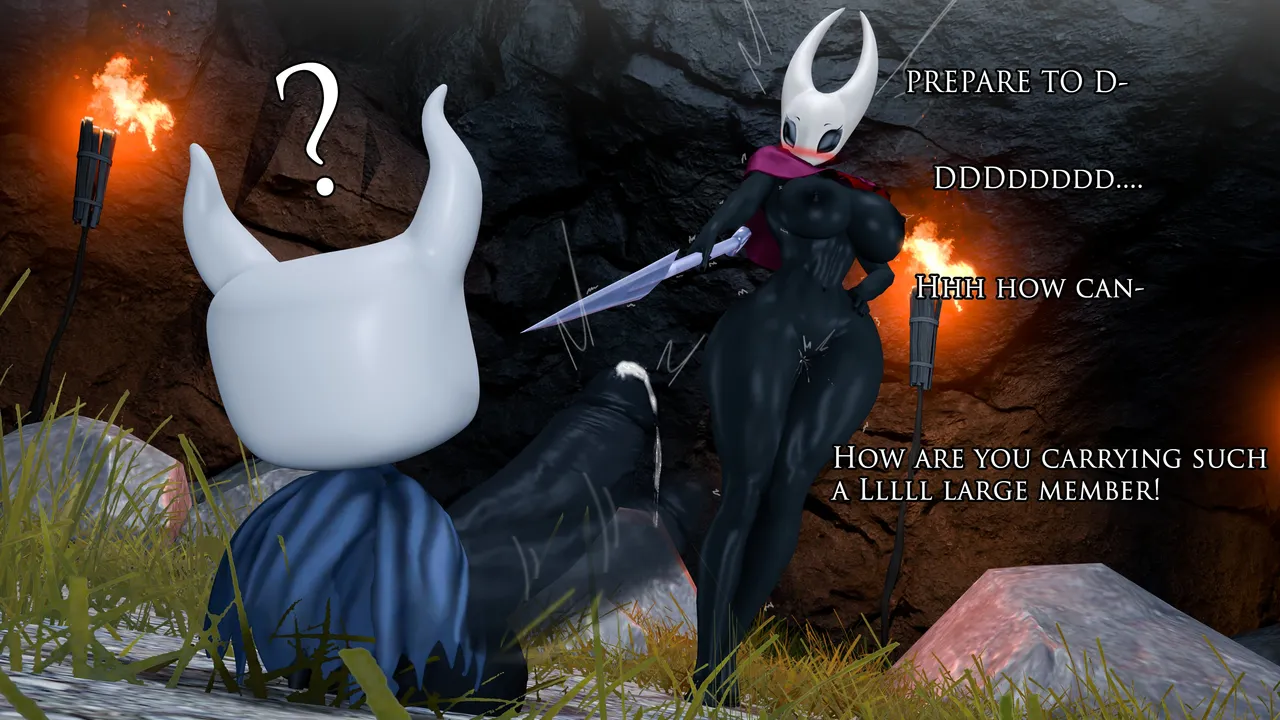 Hornet x Little Ghost porn comic picture 2