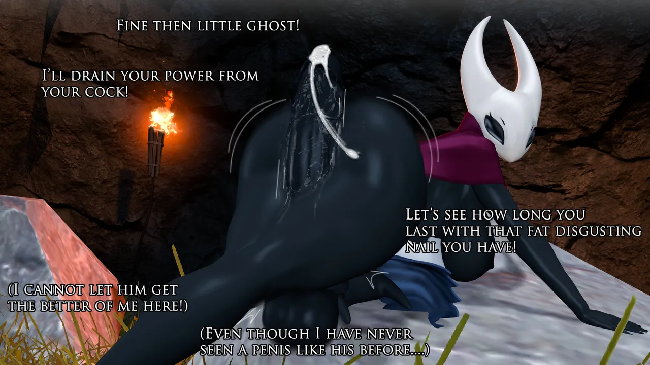 Hornet x Little Ghost porn comic picture 3