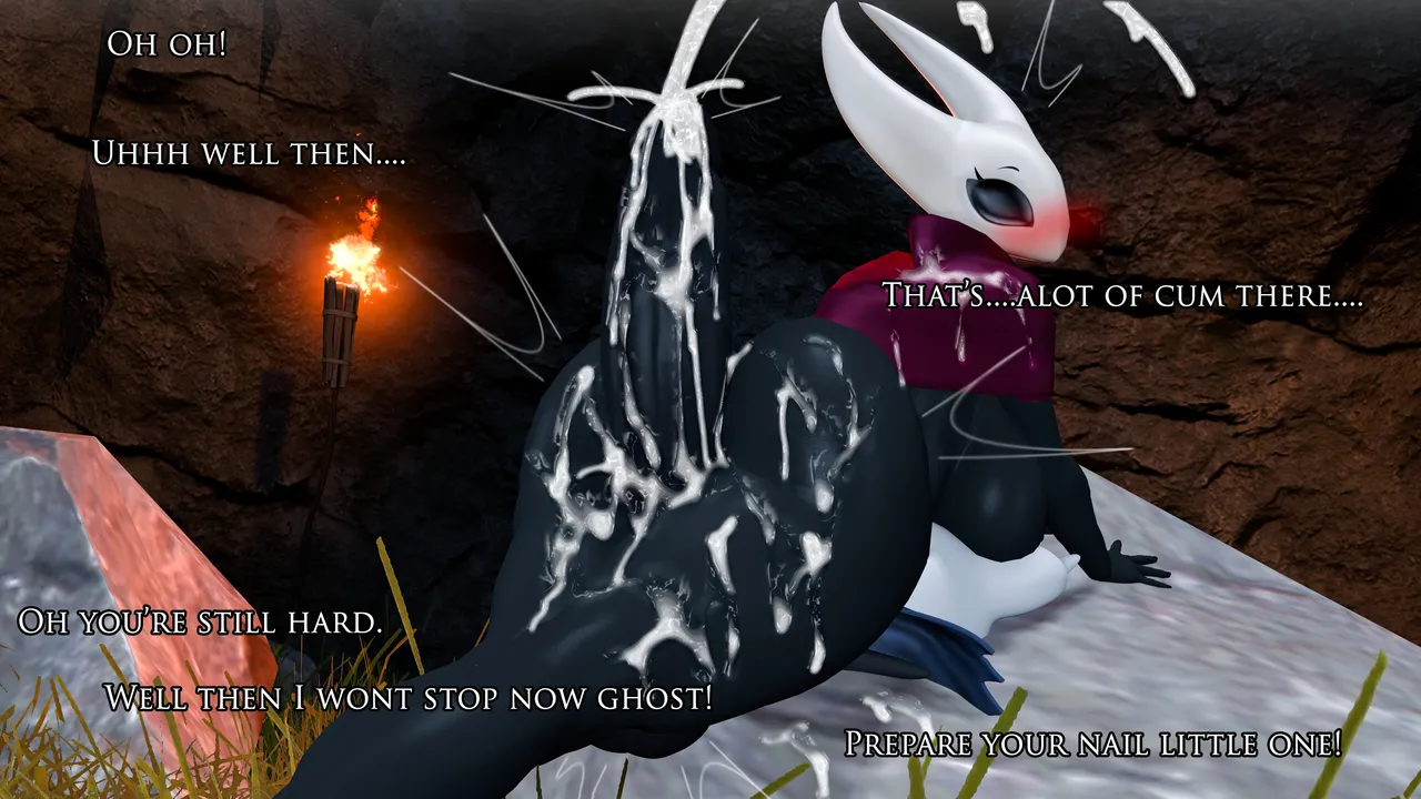 Hornet x Little Ghost porn comic picture 4
