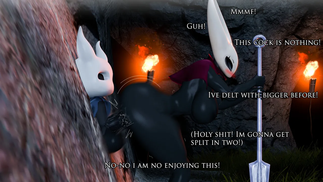 Hornet x Little Ghost porn comic picture 5