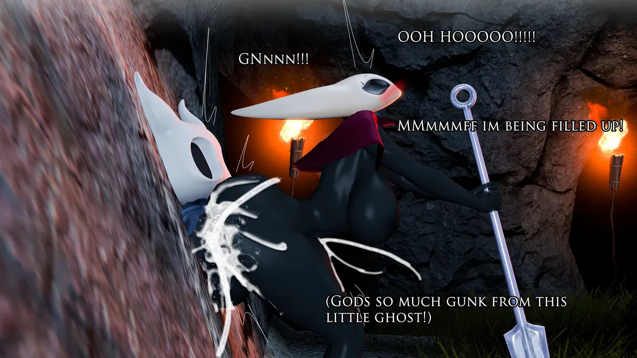 Hornet x Little Ghost porn comic picture 6