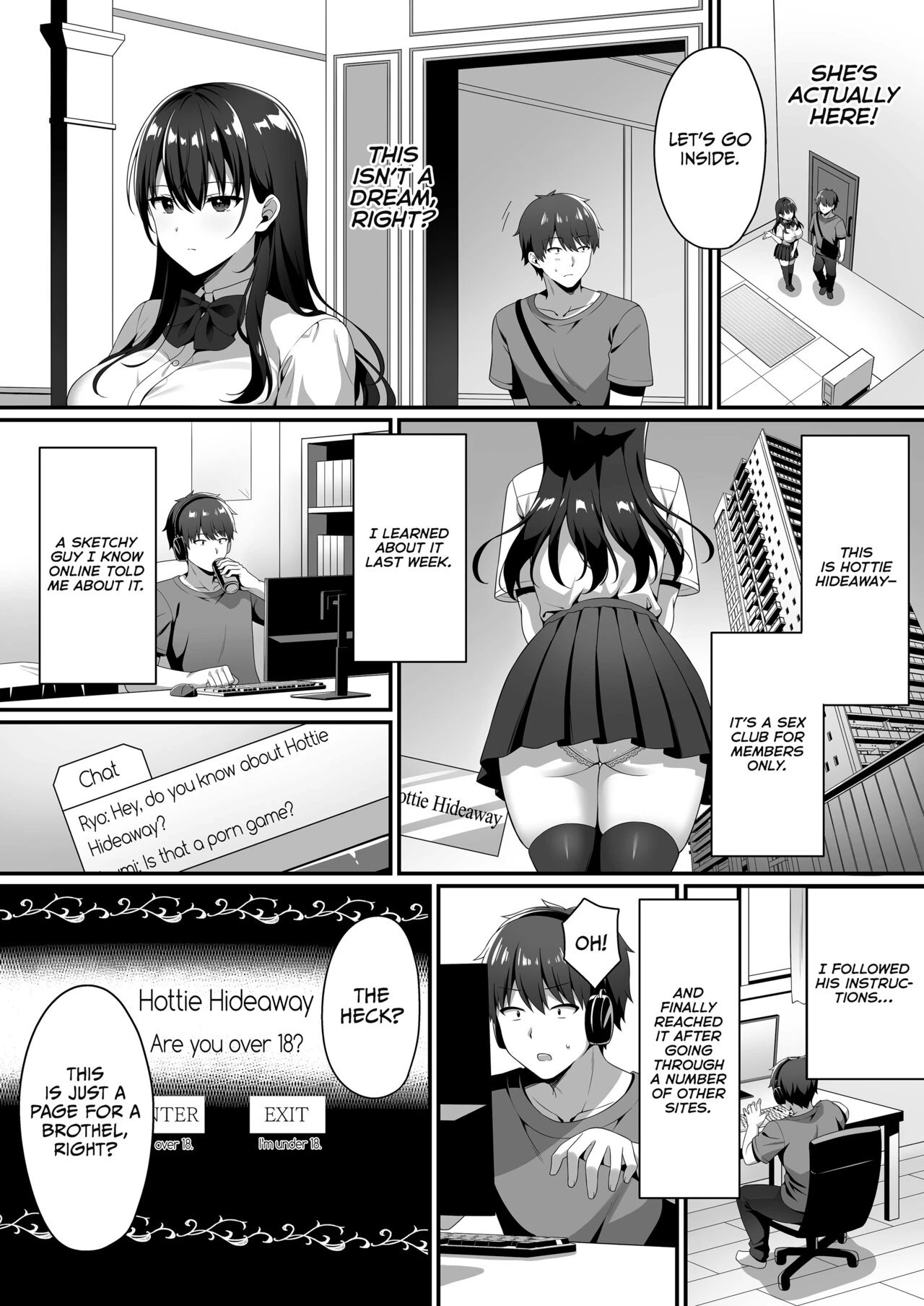 Hottie Hideaway porn comic picture 3
