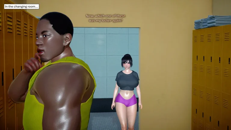 HOTWIFE MATCH AT THE GYM porn comic picture 56