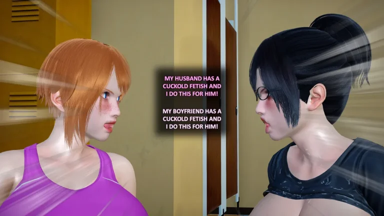 HOTWIFE MATCH AT THE GYM porn comic picture 76