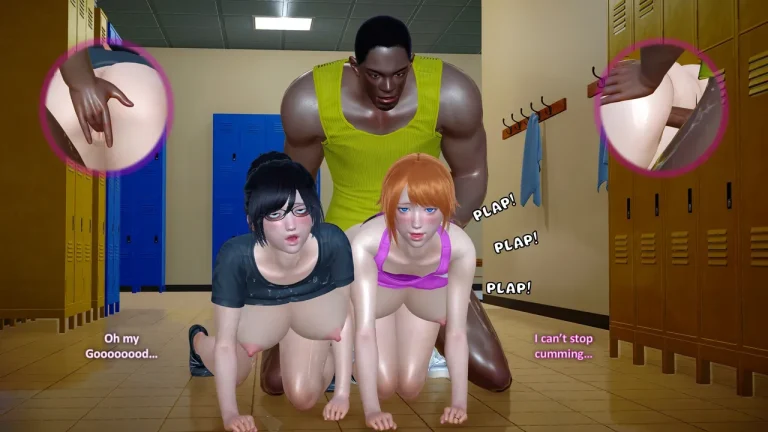 HOTWIFE MATCH AT THE GYM porn comic picture 91