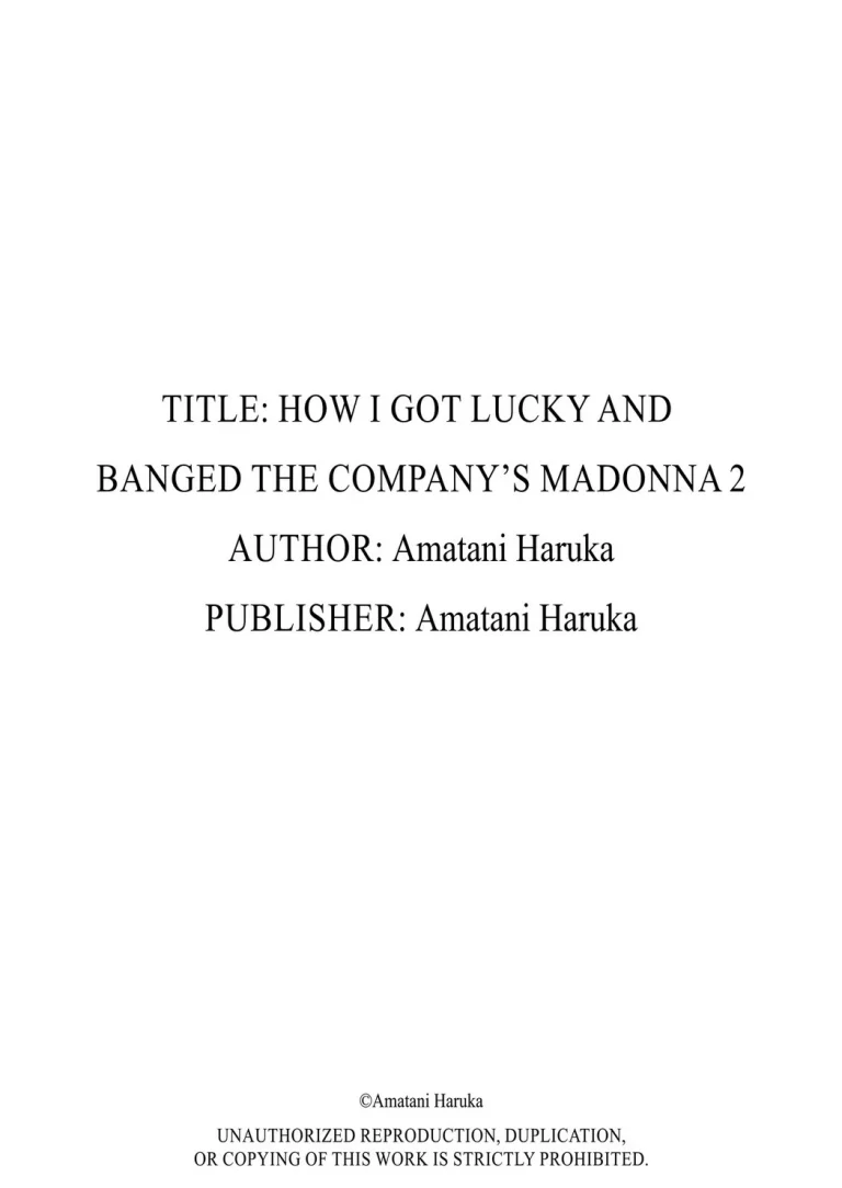 How I Got Lucky and Banged the Company's Madonna 2 | Kaisha no Madonna to Lucky de Yareta Hanashi 2 ~SeFri Hen~ porn comic picture 116