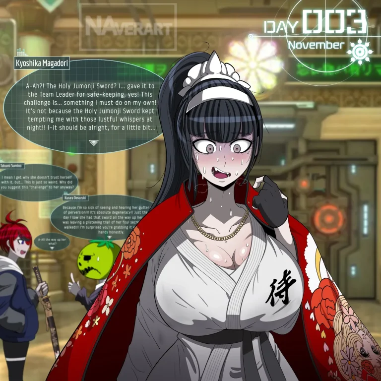 Hundred Line Last Defense Academy- Kyoshika's No Nut November porn comic picture 2