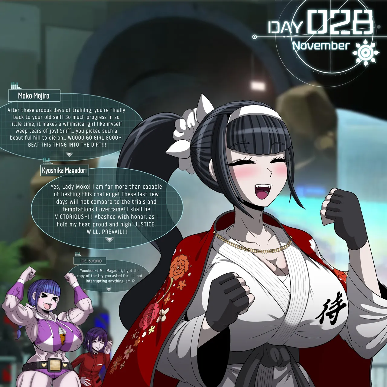 Hundred Line Last Defense Academy- Kyoshika's No Nut November porn comic picture 8