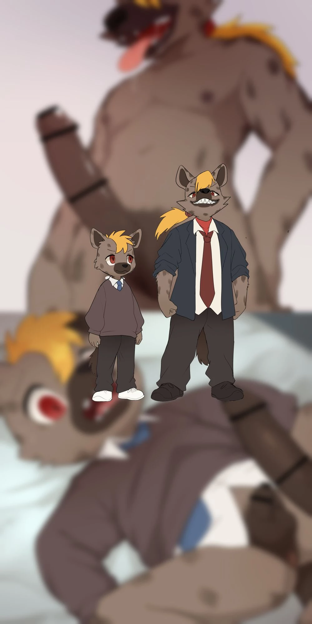 Hyena Siblings porn comic picture 1