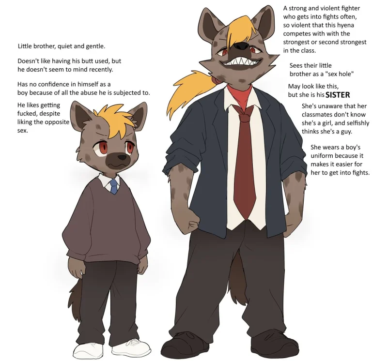 Hyena Siblings porn comic picture 2