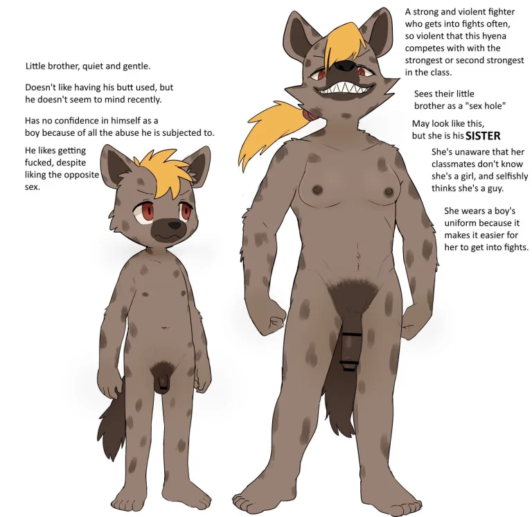 Hyena Siblings porn comic picture 3