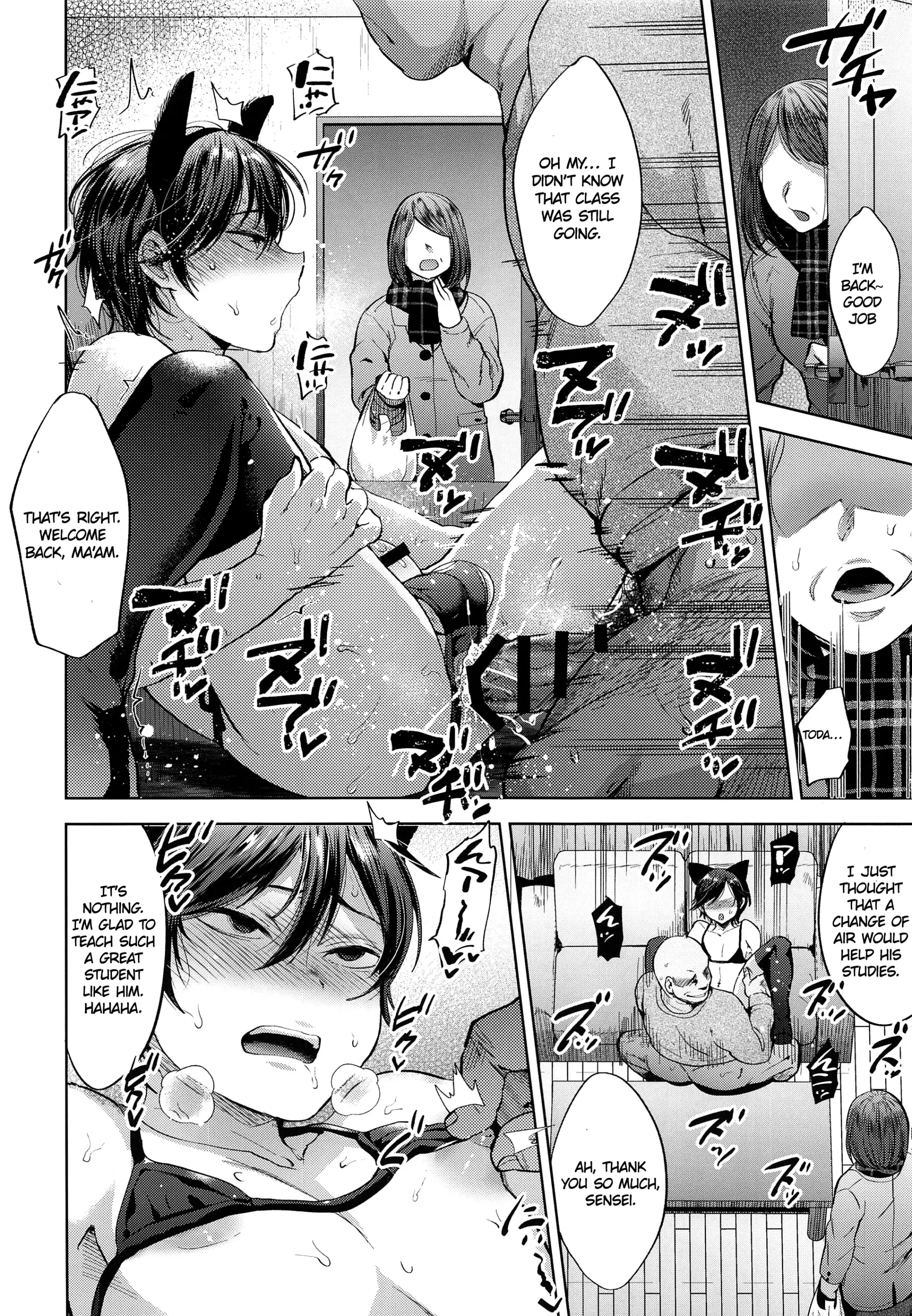 Hypnosis Lesson 101 (series from 1 to 5) | Kyou wa Katei Kyoushi ga Kite Kyousei Mesu Ochi Saimin Jugyou o suru Hi porn comic picture 36