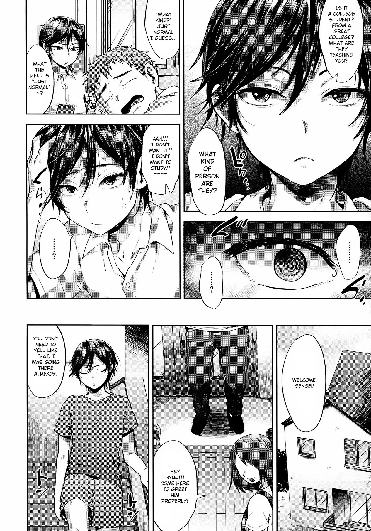 Hypnosis Lesson 101 (series from 1 to 5) | Kyou wa Katei Kyoushi ga Kite Kyousei Mesu Ochi Saimin Jugyou o suru Hi porn comic picture 4
