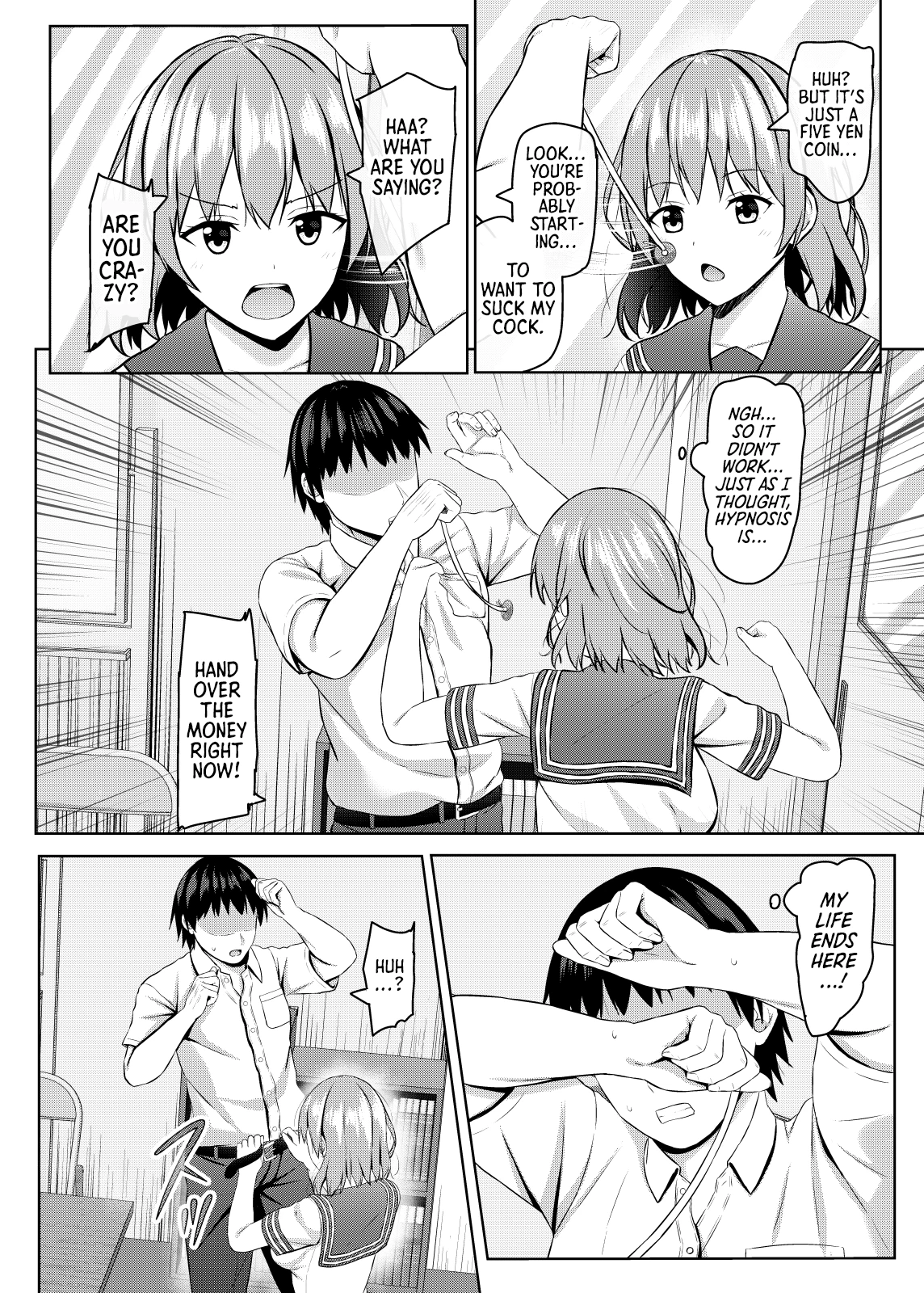 Hypnotizing a Cheeky Student from an All Girls School! | Namaiki na jk Kou no Seito ni Saimin o! porn comic picture 15