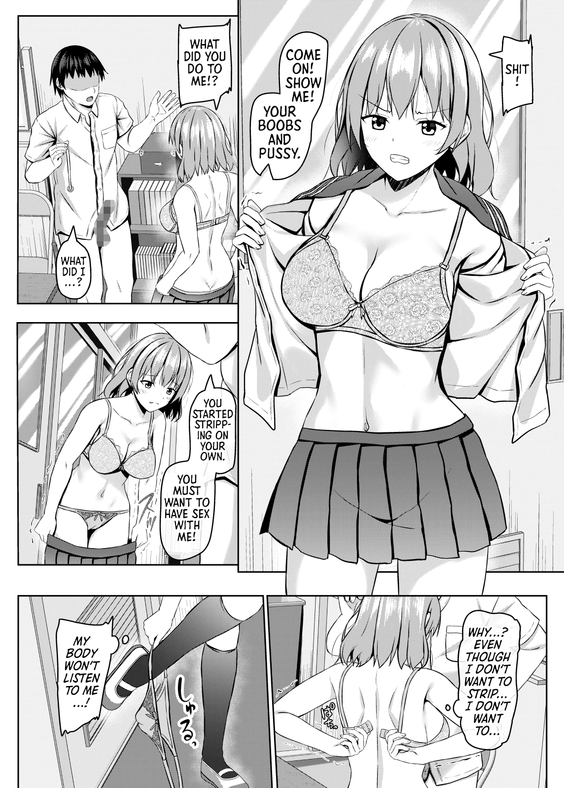 Hypnotizing a Cheeky Student from an All Girls School! | Namaiki na jk Kou no Seito ni Saimin o! porn comic picture 3