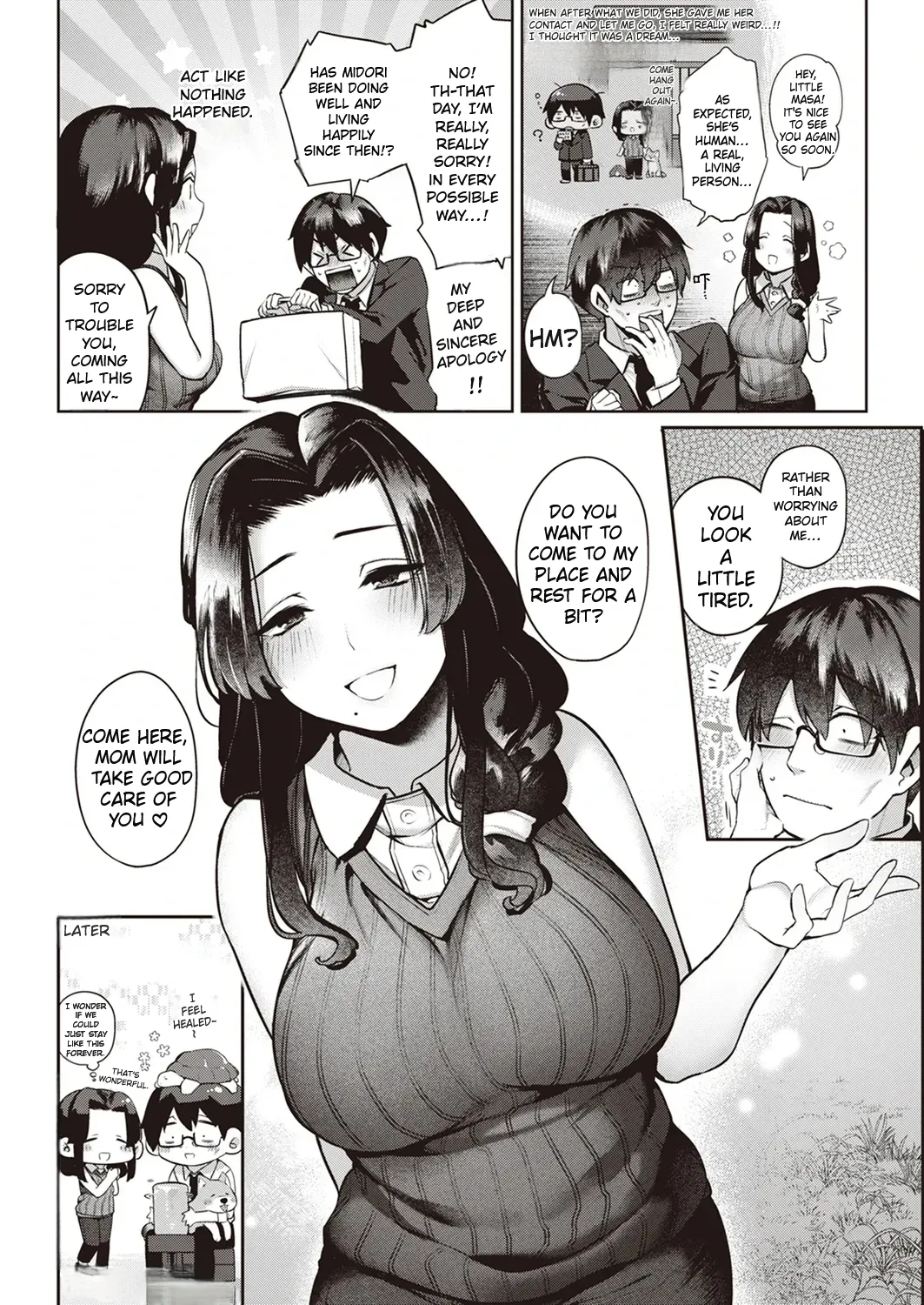 I Fell Asleep on the Train and Met a Goddess | Saiou ga Mama porn comic picture 25