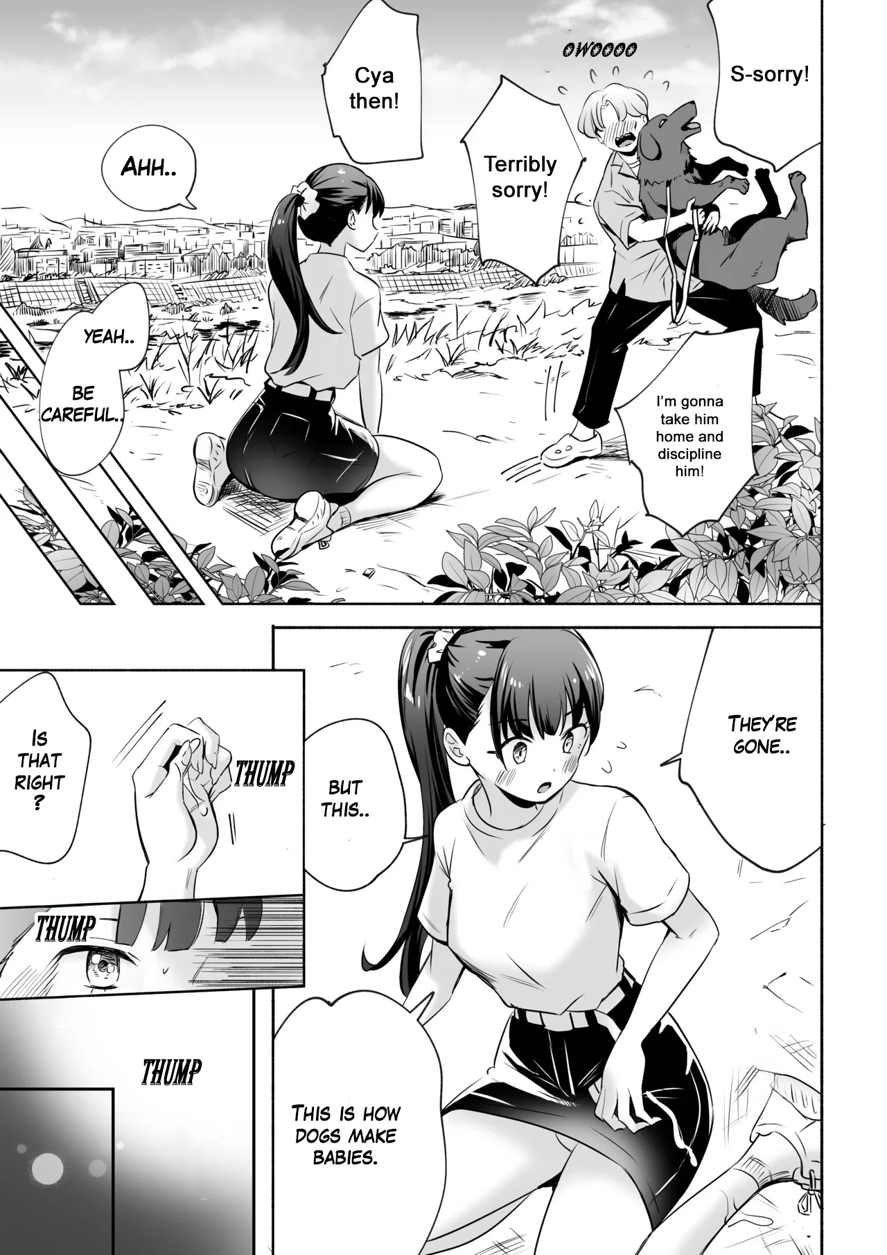 I got NTR'd by a dog | Inu ni NTRrechimatta porn comic picture 7