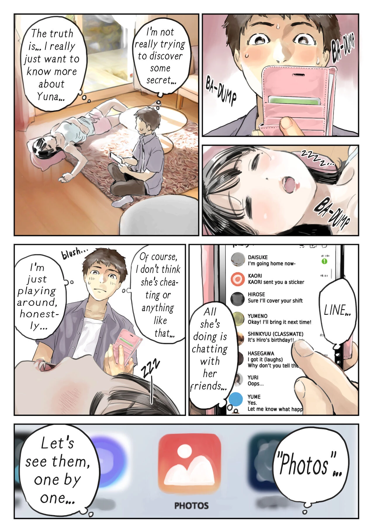 I Just Snooped through Her Smartphone | Kanojo no SmaPho o Nozoita dake nano ni porn comic picture 10