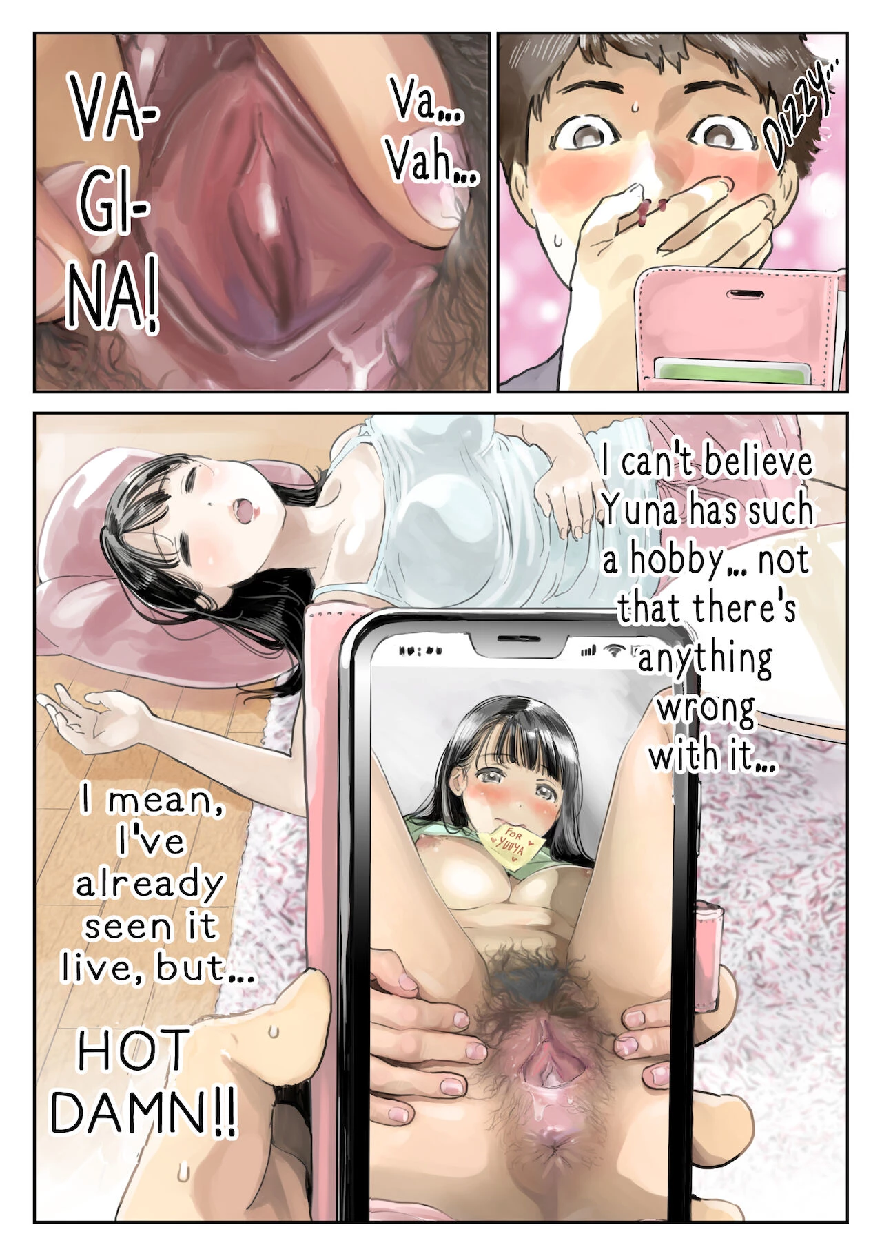 I Just Snooped through Her Smartphone | Kanojo no SmaPho o Nozoita dake nano ni porn comic picture 27