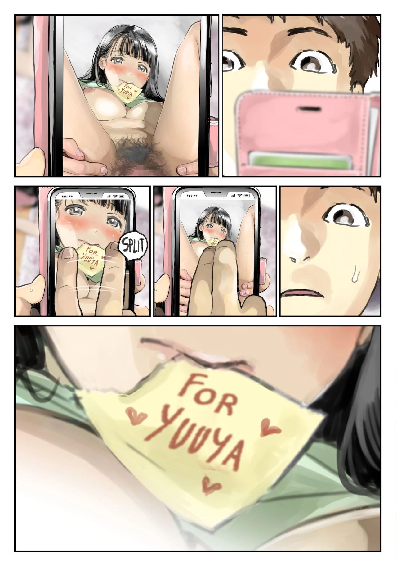 I Just Snooped through Her Smartphone | Kanojo no SmaPho o Nozoita dake nano ni porn comic picture 28