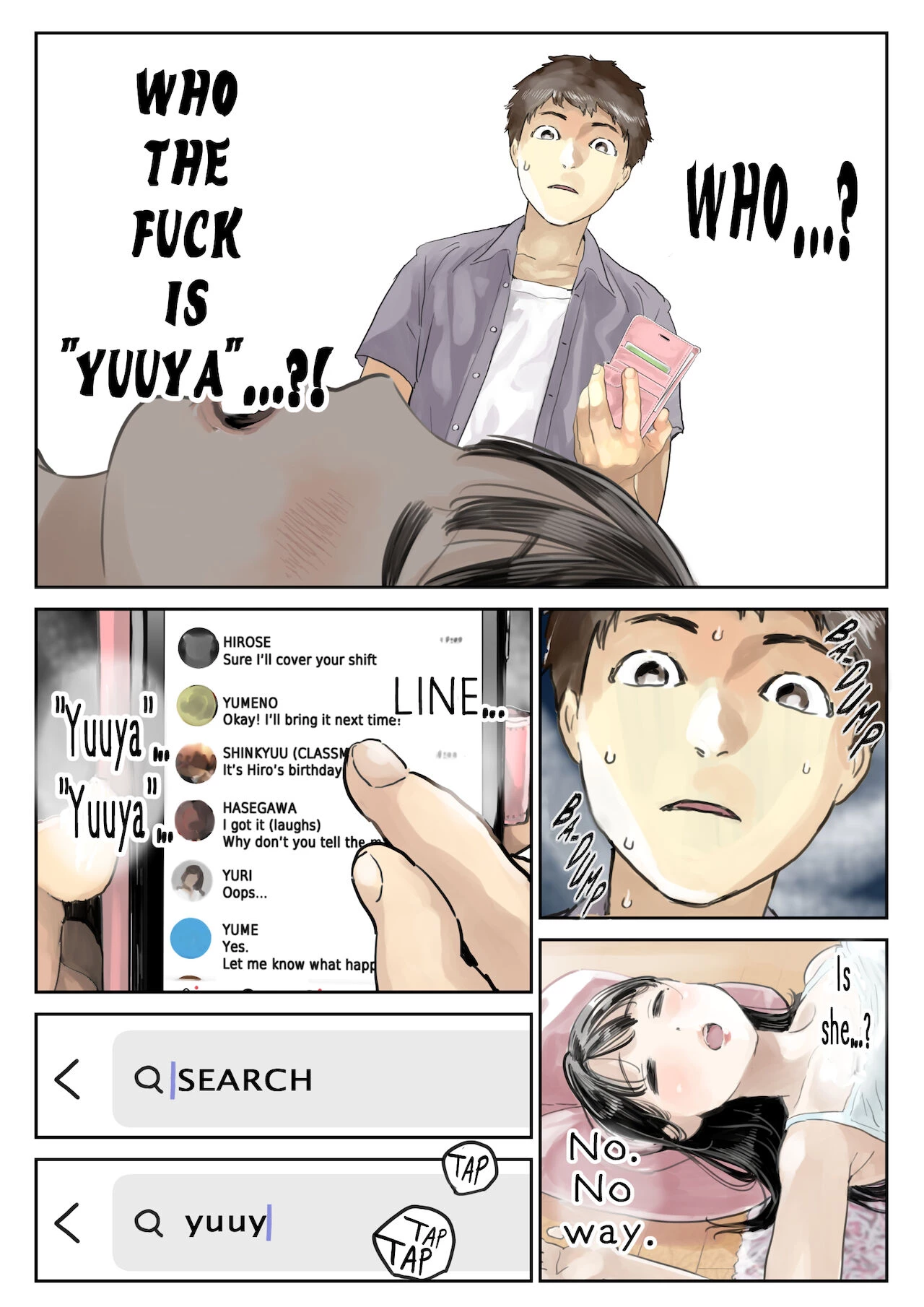 I Just Snooped through Her Smartphone | Kanojo no SmaPho o Nozoita dake nano ni porn comic picture 29