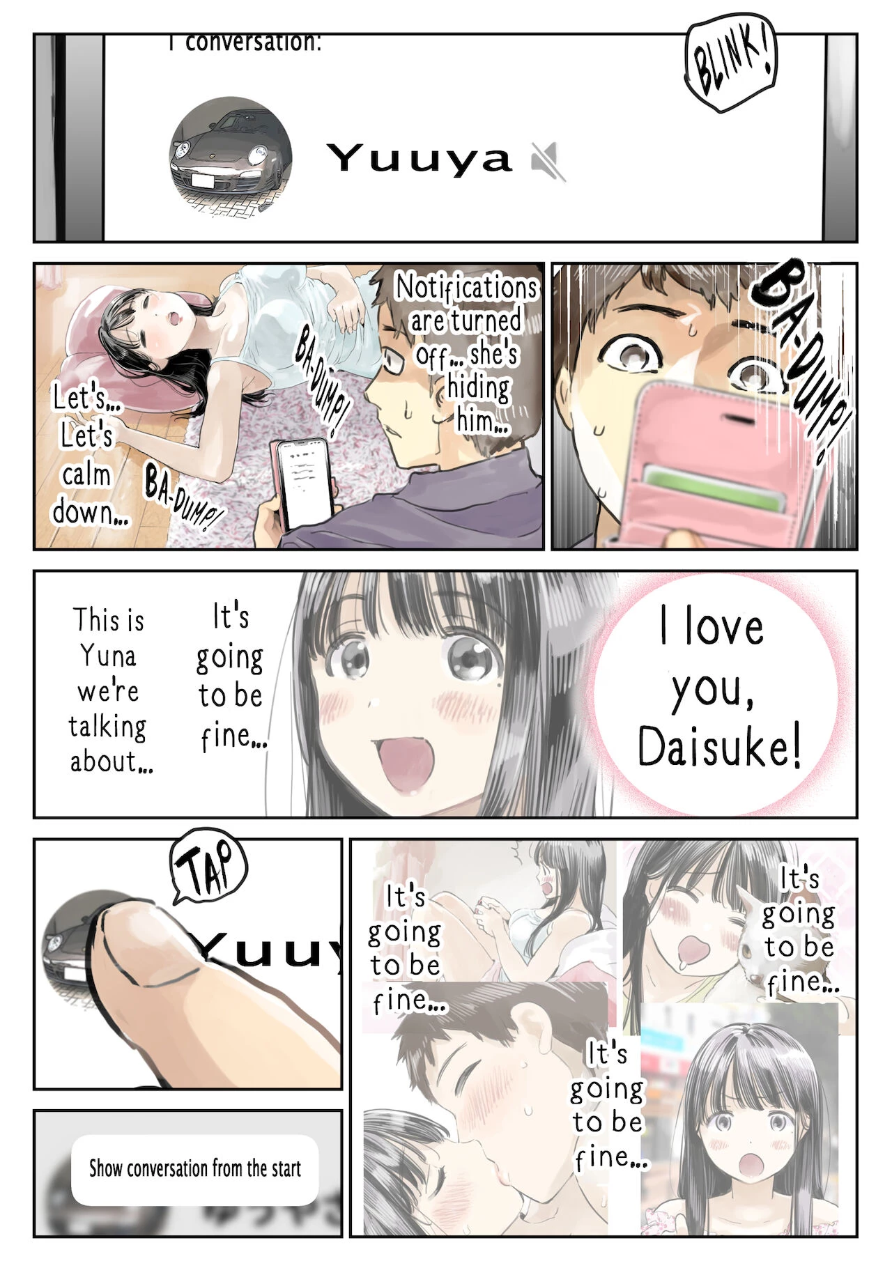 I Just Snooped through Her Smartphone | Kanojo no SmaPho o Nozoita dake nano ni porn comic picture 30