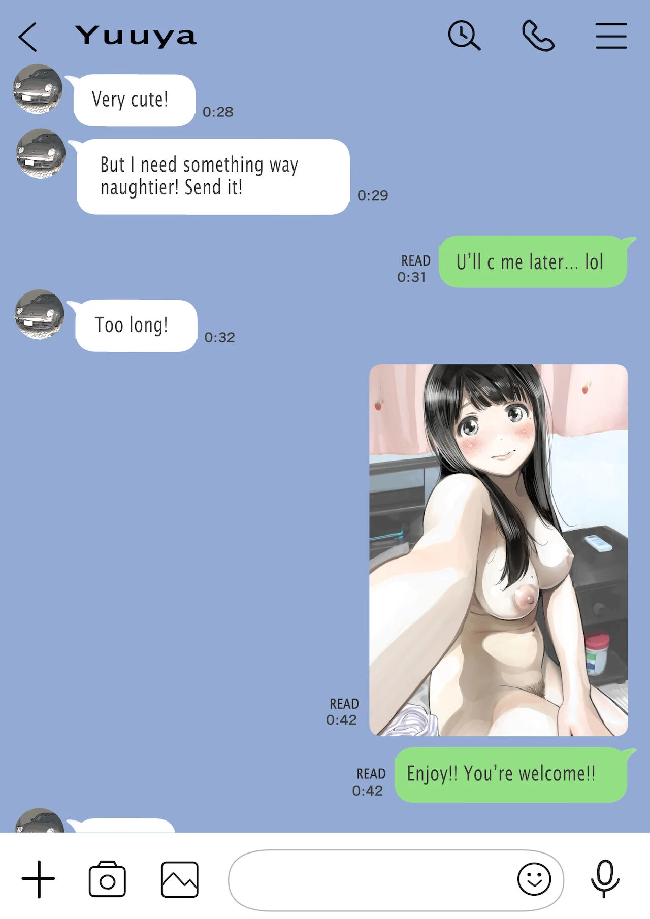 I Just Snooped through Her Smartphone | Kanojo no SmaPho o Nozoita dake nano ni porn comic picture 52