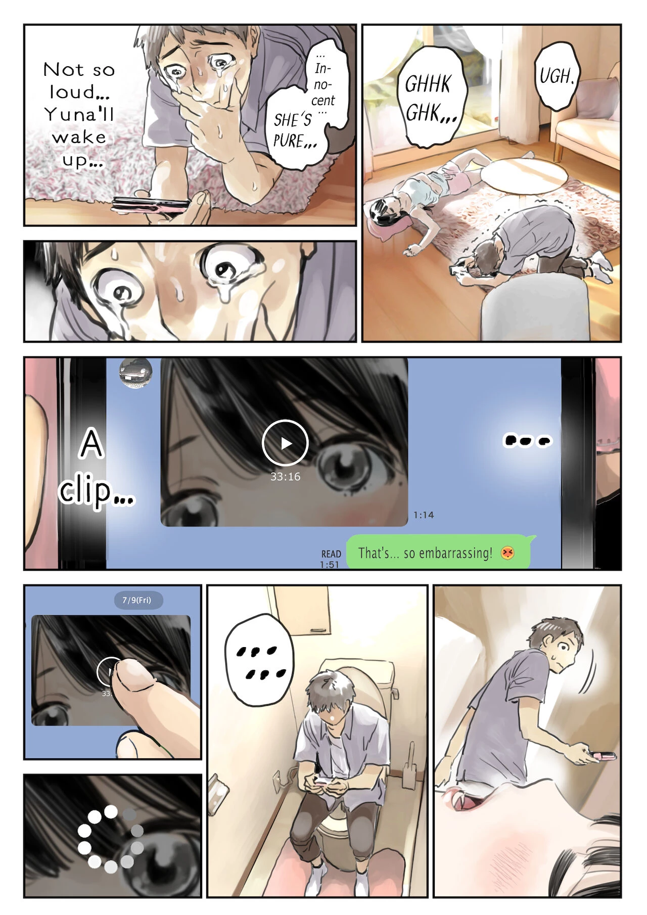 I Just Snooped through Her Smartphone | Kanojo no SmaPho o Nozoita dake nano ni porn comic picture 56