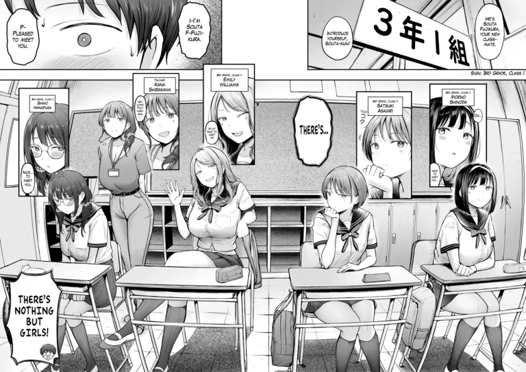 I was Transferred to a Countryside School where all my Female Classmates are in Heat for Me | Tenkou Saki no Do-Inaka de Class no Kanojyo Kouho Tachi ga Zenin Hatsujyouki Sugiru porn comic picture 4