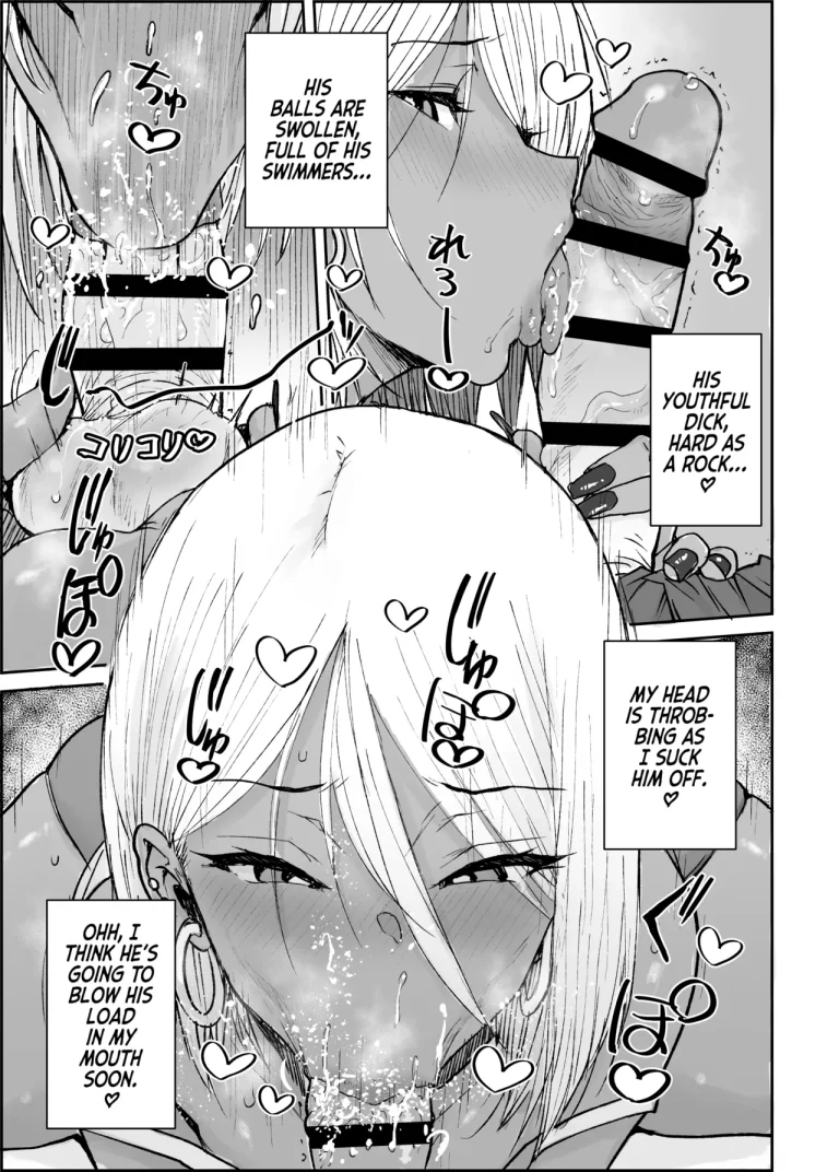 I, Your Humble College Student, Busted Loads Into My 35 Y/O Dark-Skinned Gyaru Landlady While She Rode Me Cowgirl | Daigaku no Ore, Kuro Gyaru Bijou Kanrinin-San (35) No Hageshii Kuiuchi Kijoui De Nama Nakadashi Shaimashita porn comic picture 8