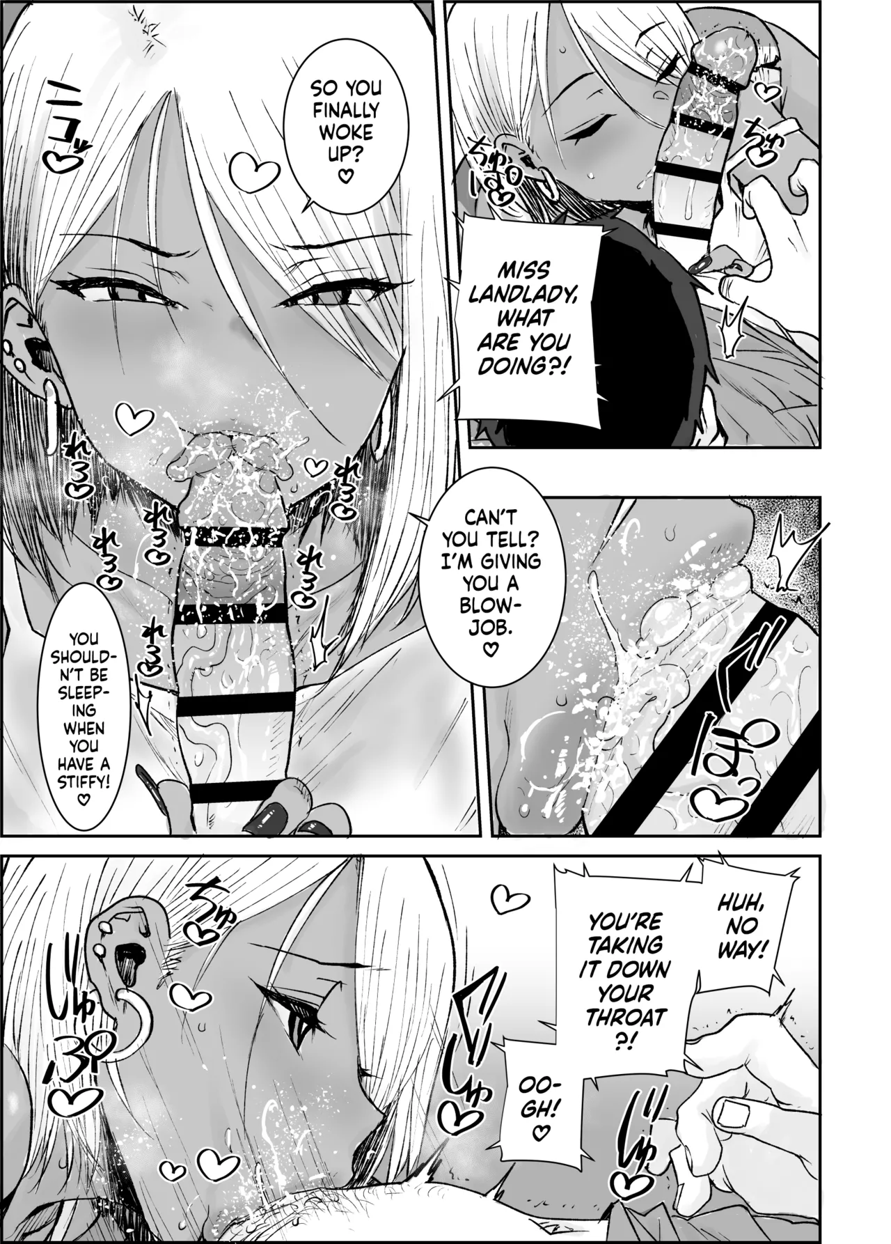 I, Your Humble College Student, Busted Loads Into My 35 Y/O Dark-Skinned Gyaru Landlady While She Rode Me Cowgirl | Daigaku no Ore, Kuro Gyaru Bijou Kanrinin-San (35) No Hageshii Kuiuchi Kijoui De Nama Nakadashi Shaimashita porn comic picture 10