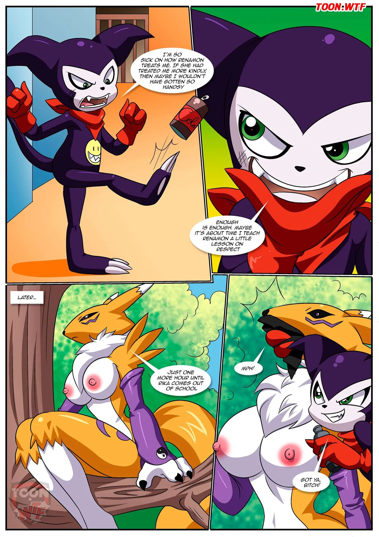 Impmon's Payback porn comic picture 3
