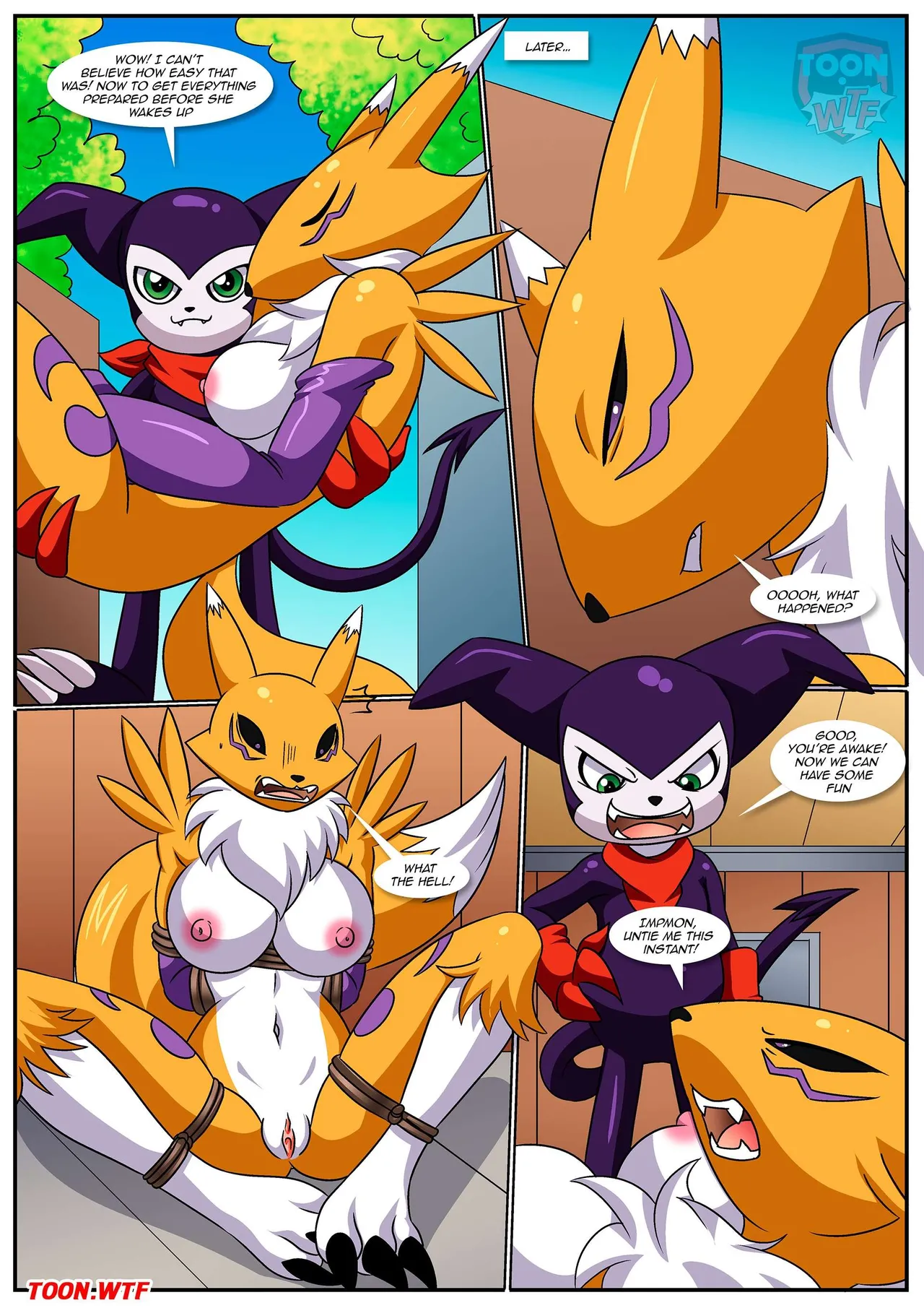 Impmon's Payback porn comic picture 4