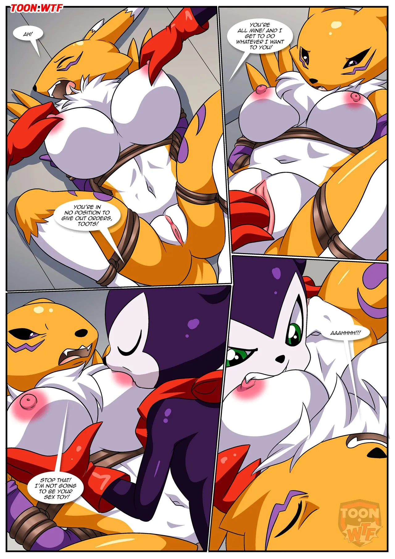 Impmon's Payback porn comic picture 5