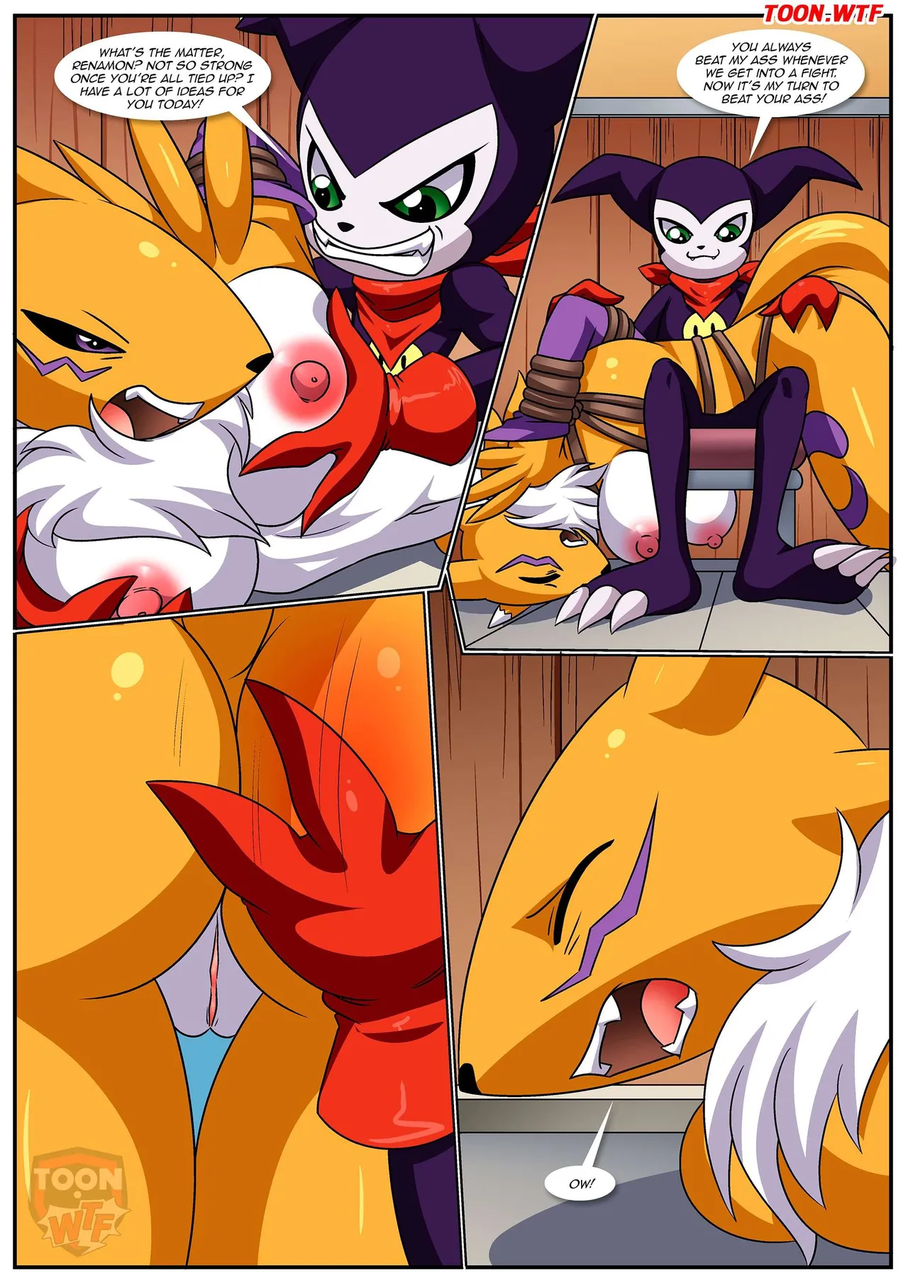 Impmon's Payback porn comic picture 6