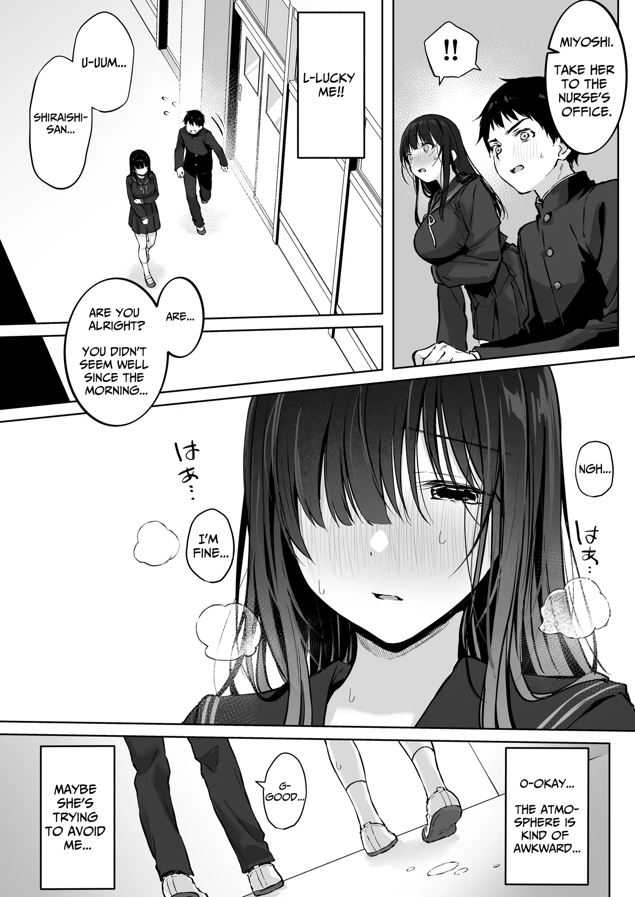 Infirmary Sex with a Perverted Beautiful JK | Dosukebe Bishoujo JK to Hokenshitsu Ecchi porn comic picture 10