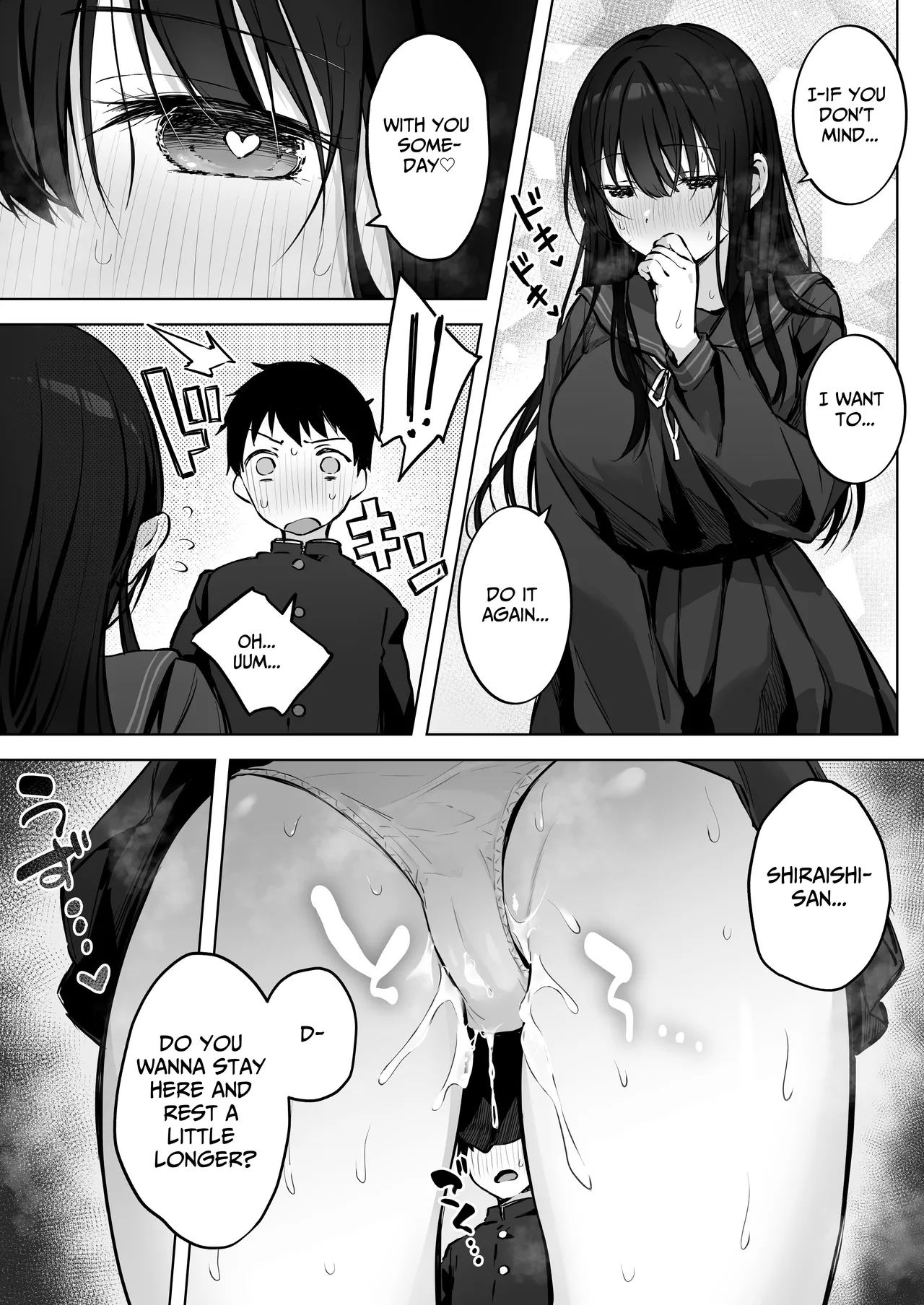 Infirmary Sex with a Perverted Beautiful JK | Dosukebe Bishoujo JK to Hokenshitsu Ecchi porn comic picture 66