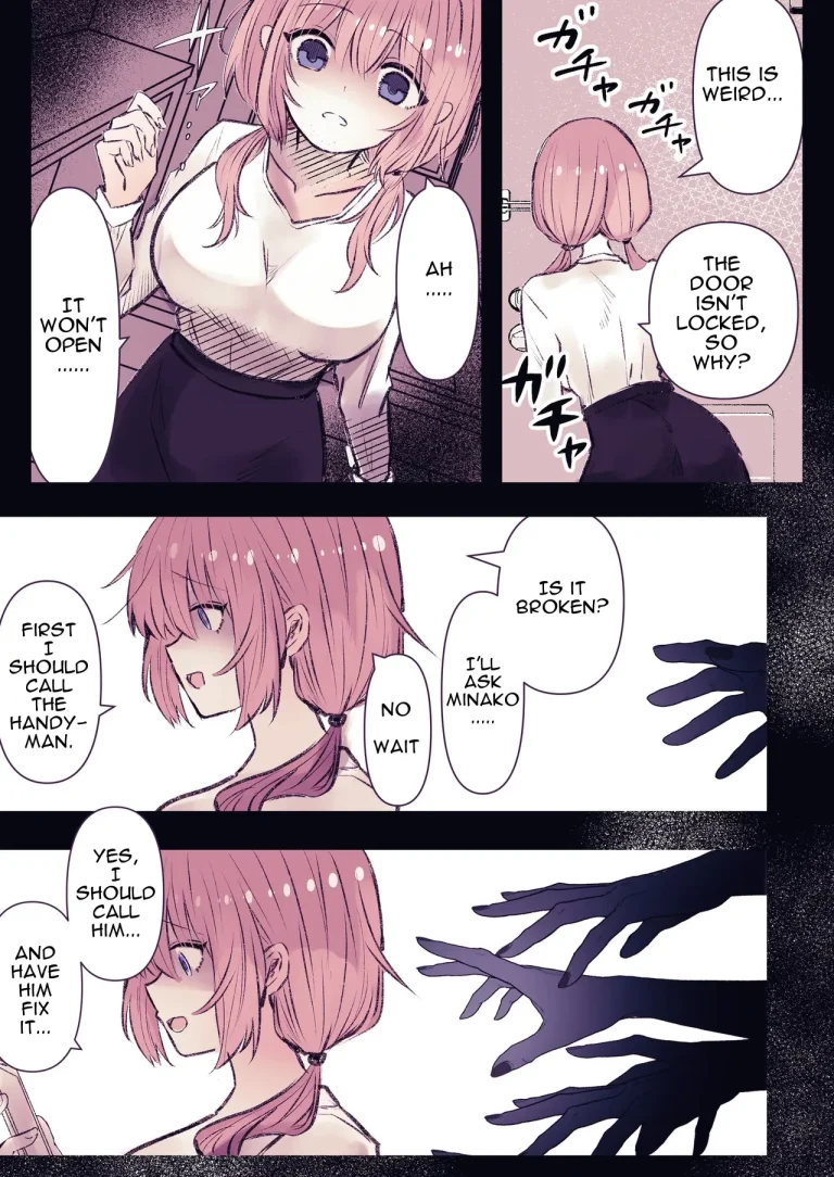 Inrei Kairaku Yuuhei Apaato ~Yuurei ni Ojikomerarete Kairaku-zuke ni Saseru Made~ | Lewd Spirit Pleasure Confinement in an Appartment ~I was locked up by a ghost until I became addicted to pleasure~ porn comic picture 25