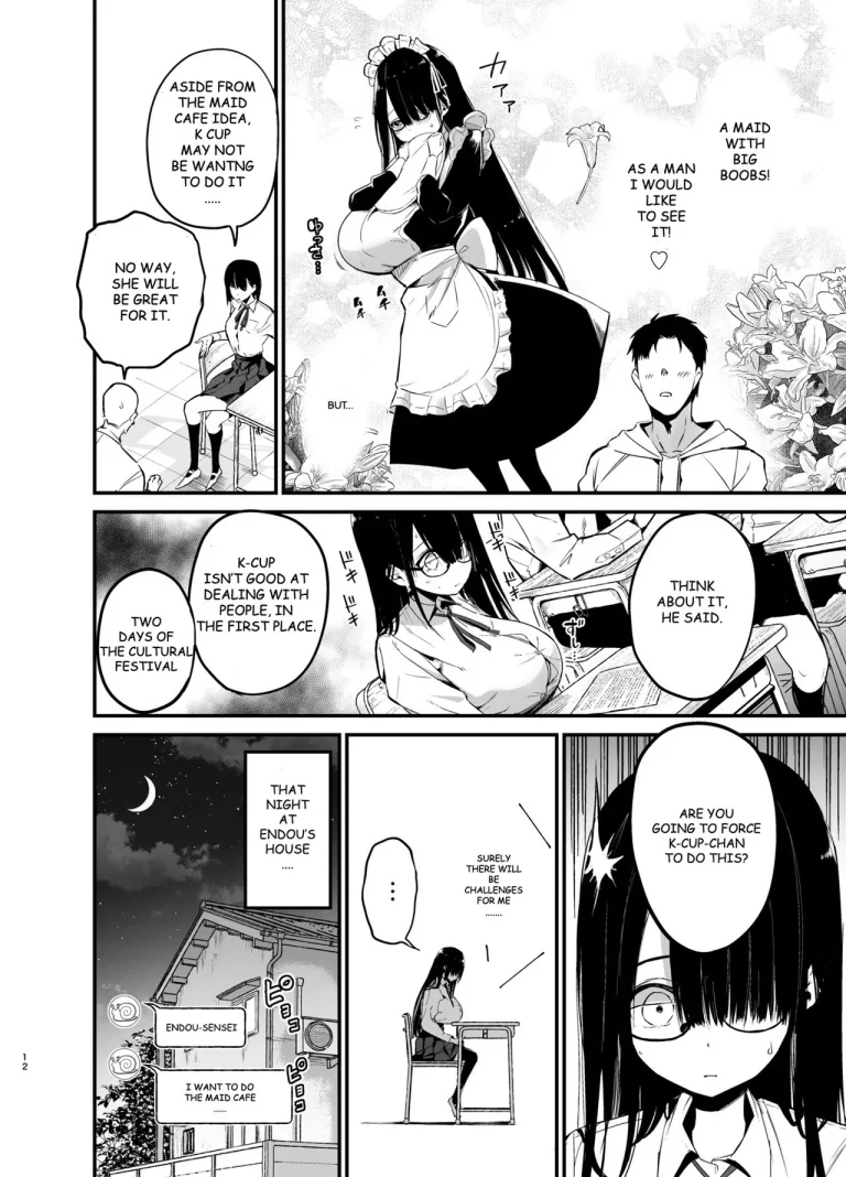 Introverted K-cup girl 3 | InCha no K Cup-chan 3 porn comic picture 11
