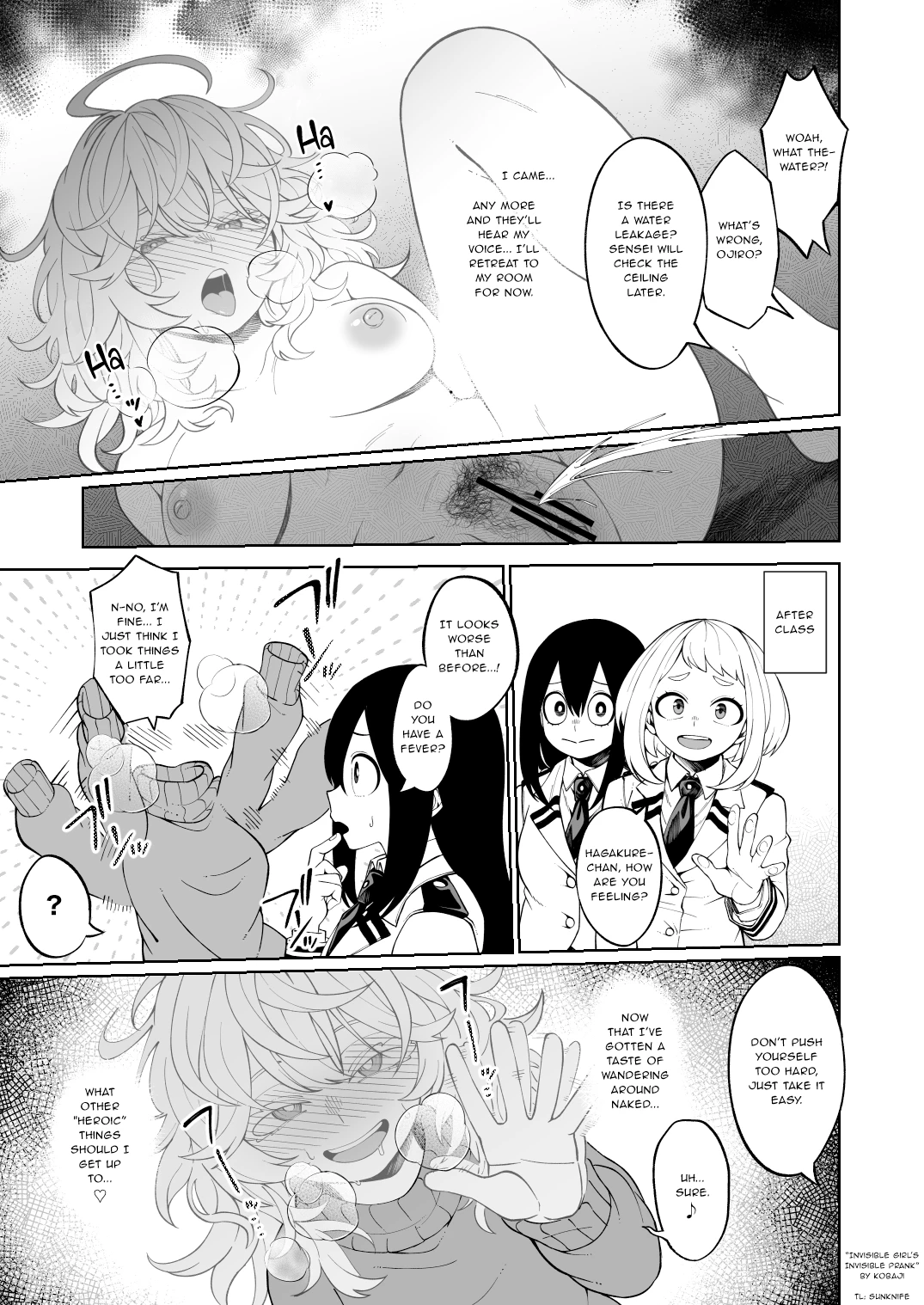 Invisible Girl's Invisible Prank | Toumei Joshi no Fukashi na Itazura porn comic picture 4